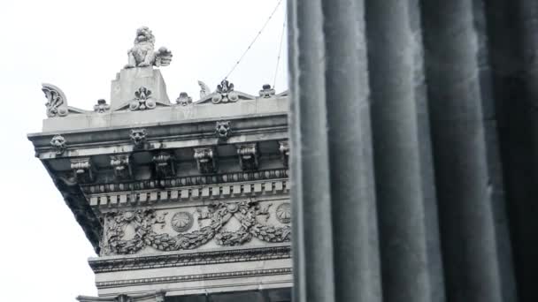 Argentine National Congress Facade — Stock video