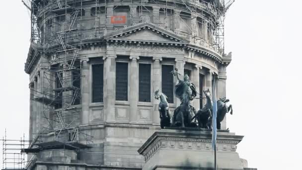 Argentine National Congress Cupola — Stock Video