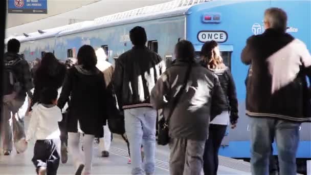 Железнодорожная Станция Мбаппе Аргентина — стоковое видео