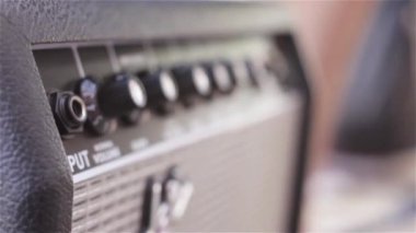 Erkek El Gitar Amplifikatör için Jack Kablo Fiş. Close.