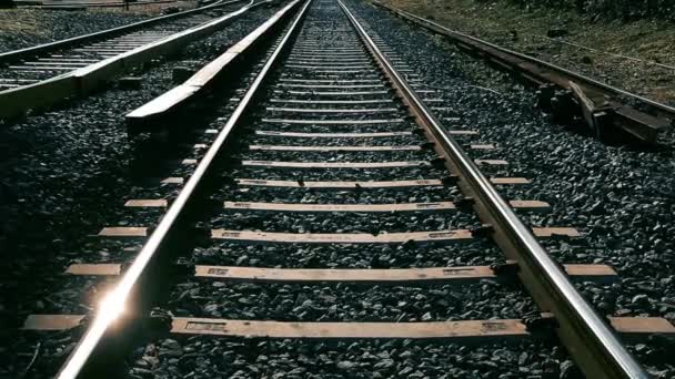 Train Tracks Buenos Aires — Stock Video