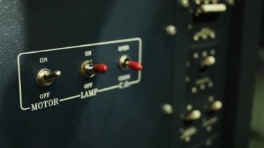 Erkek El Eski Film Projektör Anahtarı Hareketli.
