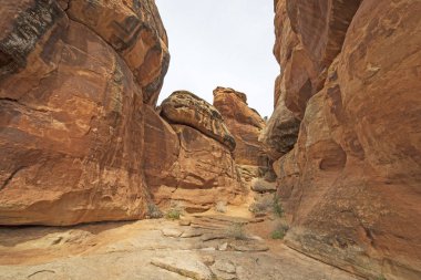 Derin bir red rock canyon içinde Colorado