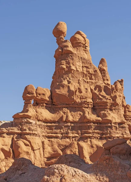 Équilibrer Les Rochers Sur Pinnacle Siltstone Dans Parc National Vallée — Photo