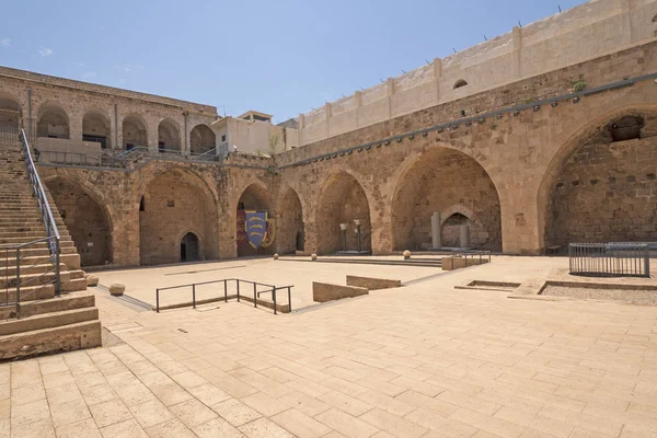 Patio Principal Una Antigua Fortaleza Acre Asrael — Foto de Stock