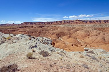 Yüksek çöl Panorama içinde cin Valley State Park Utah bahar