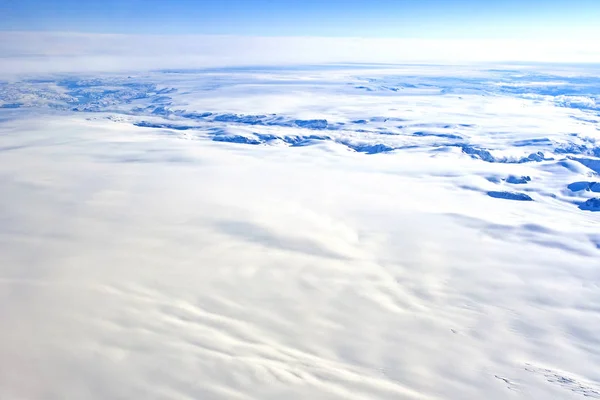 Flygfoto Västra Grönland Ice Fältet Nära Kangerlussuaq Grönland — Stockfoto