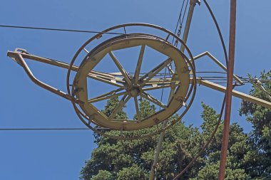 Hurrican sırt Olimpik Milli Park Washington üzerinde Poma kayak ekipmanları