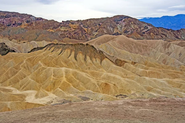Bunte Hügel Der Wüste Zabriskie Point Death Valley Nationalpark Kalifornien — Stockfoto