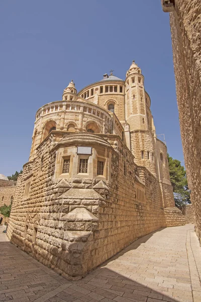 Edificio Único Intersección Antigua Jerusalén Israel — Foto de Stock