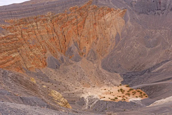 Wanddetails Des Ubehebe Kraters Death Valley Nationalpark Kalifornien — Stockfoto