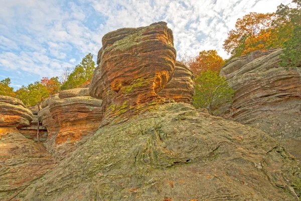 Dramatic Rock Formations in the Autumn Light — Stock Photo, Image