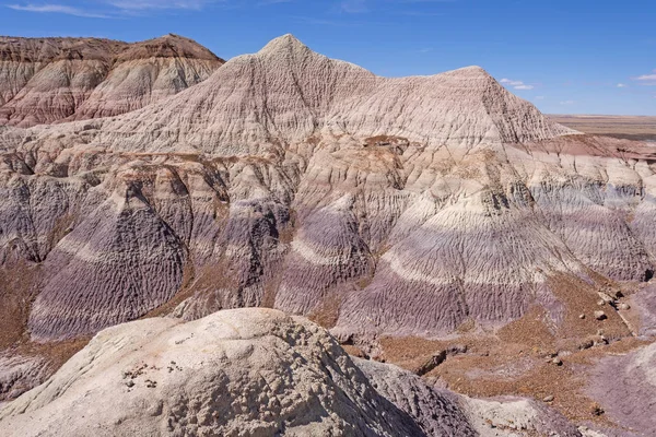 Kolorowe, eroded Hills na malowanej pustyni — Zdjęcie stockowe