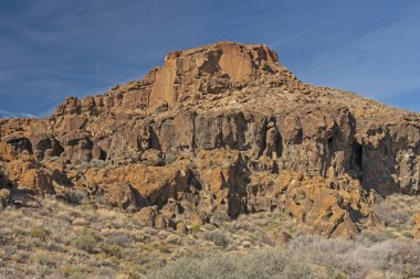 Çöl Güneşinde Volkanik Manzara