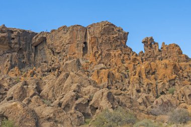 Çölde Aşınmış Volkanik Tüf