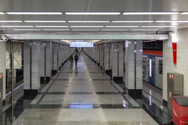 Moscú Rusia Mayo 2018 Estación Metro Moscú Spartak Encuentra Junto — Foto de Stock