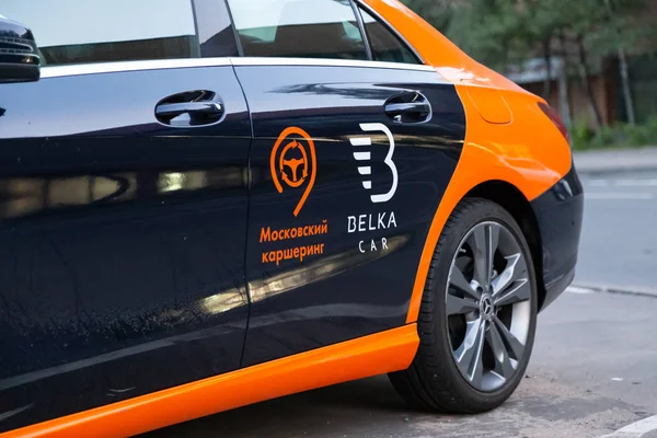 Moskova, Rusya - 17 Ağustos 2018: A CIA 200 araba Mercedes Benz şirketi 