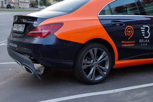 Moskova, Rusya - 17 Ağustos 2018: A CIA 200 araba Mercedes Benz şirketi 