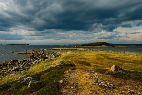 Shore White Sea Bolshoy Solovetsky Island Russia — Stock Photo, Image