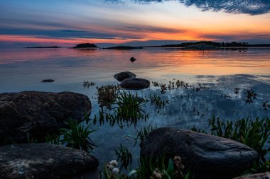 Bolşoy Solovetsky Adası, Rusya 'daki Beyaz Deniz kıyısında..