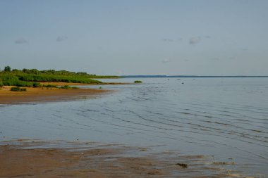 Ilmen Gölü Novgorod bölgesi görünümünü.