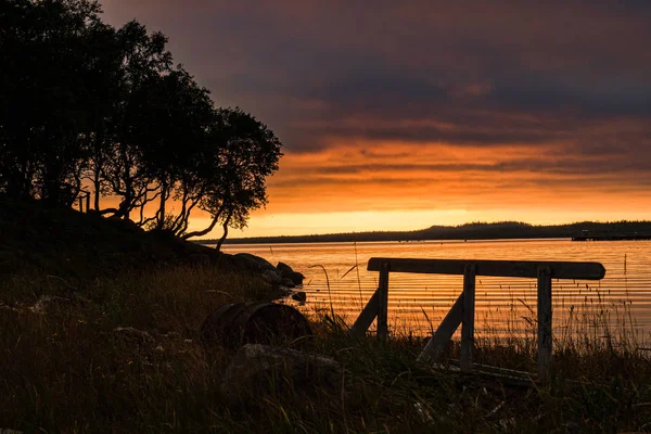 Paisaje del mar del Norte en las Islas Solovetsky — Foto de Stock