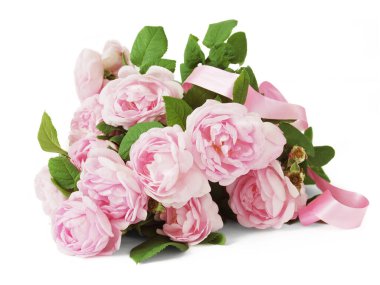 Beyaz arka planda izole güzel güller