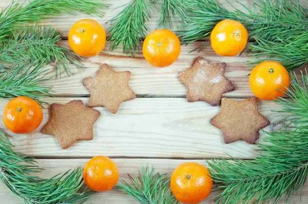 Weihnachtsgrußkarte Mit Neujahrskugeln Frohe Weihnachten Und Frohes Neues Jahr — Stockfoto