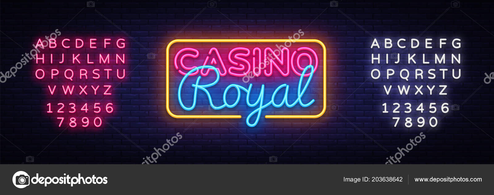 casino royal neon sign vector casino design template neon sign