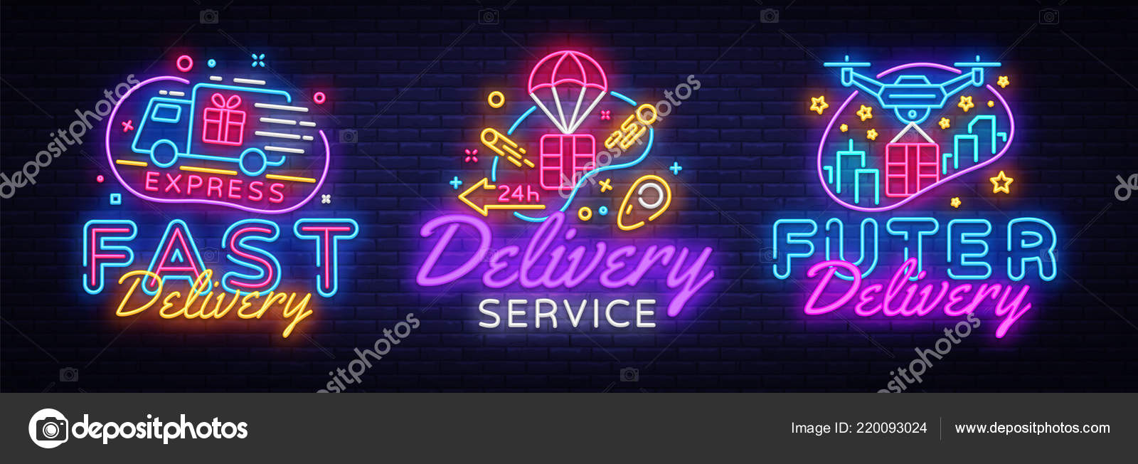 neon light advertising