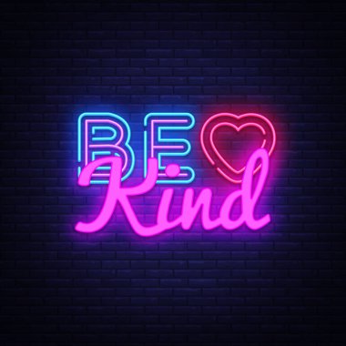 Tür neon işareti vektör olmak. Bir tasarım şablonu neon işareti olmak, afiş, neon tabela, parlak reklam her gece ışık, yazıt yak. Vektör çizim