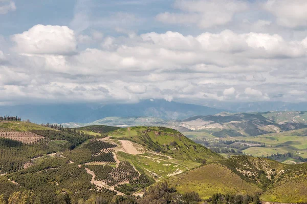 California Landscape Bovenaanzicht Van Ventura County Farm Lands — Stockfoto