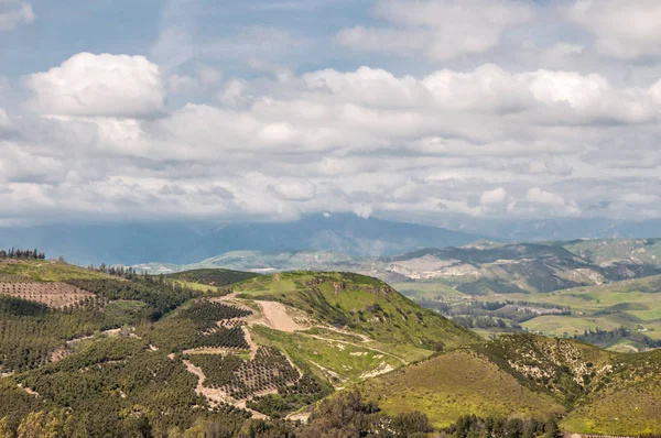 Пейзаж Калифорнии Вид Высоты Птичьего Полета Земли Округа Вентура — стоковое фото