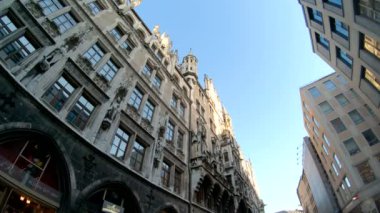 Münih, Almanya - 08 Mayıs 2018: Atmosfer bahar güneşli Münih Bayern, Germany 's.