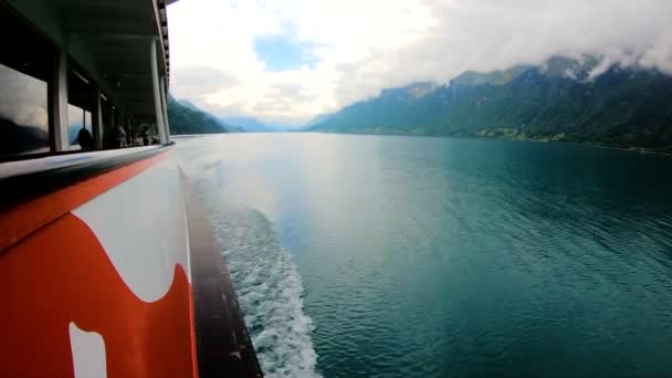 山湖和老城故事书在瑞士的一些最好的景点 — 图库视频影像