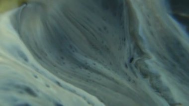 Motion.Visuals makro renkler gıda boyama yağda Colours.Colorful Krallık sıvılar. Soyut renkli boya üstten görünüm