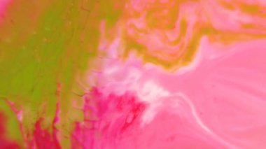 Motion.Visuals makro renkler gıda boyama yağda Colours.Colorful Krallık sıvılar. Soyut renkli boya üstten görünüm