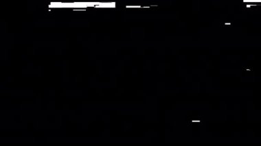 En İyi 4k Kırık TV Ekran Videosu. Eski TV ekran hatası Dijital pikselin Abstrakt tasarımı Fotoğraf hatası TV sinyal arızası