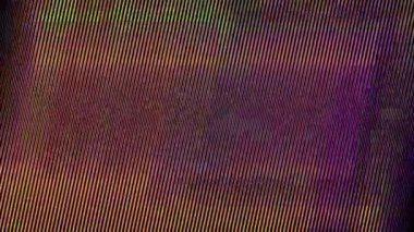 En İyi 4k Kırık TV Ekran Videosu. Eski TV ekran hatası Dijital pikselin Abstrakt tasarımı Fotoğraf hatası TV sinyal arızası