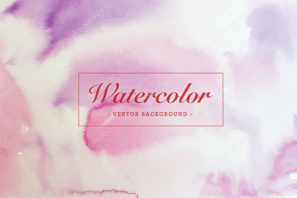 Watercolor abstract many color for greeting card,illustration painting