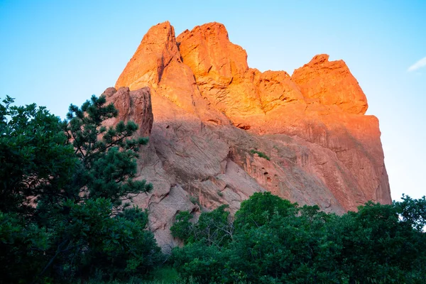 Homokkő sziklaalakzatok Coloradóban — Stock Fotó