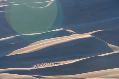 Büyük kum tepeleri Milli Park Colorado'da