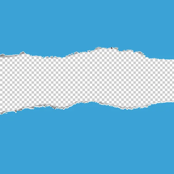 Цветные Разрывы Бумажных Границ Прозрачным Фоном Градиентной Сеткой Векторная Иллюстрация — стоковый вектор