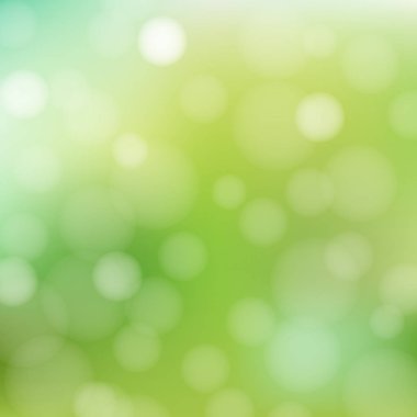 Doğa Yeşil Arkaplan ile Bokeh Gradyan Örgü, Vektör İllüstrasyonu