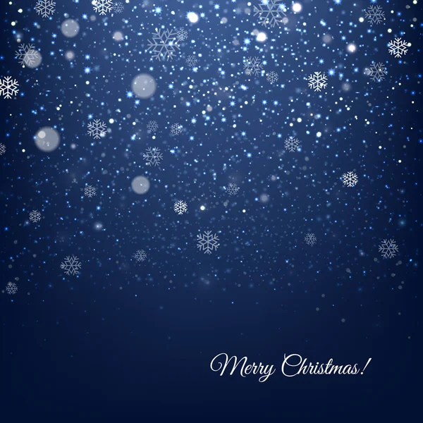 Bannière Bleue Noël Avec Maille Dégradée Illustration Vectorielle — Image vectorielle