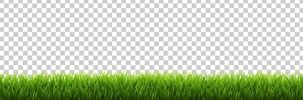 緑の市松模様の背景の草 — ストックベクタ