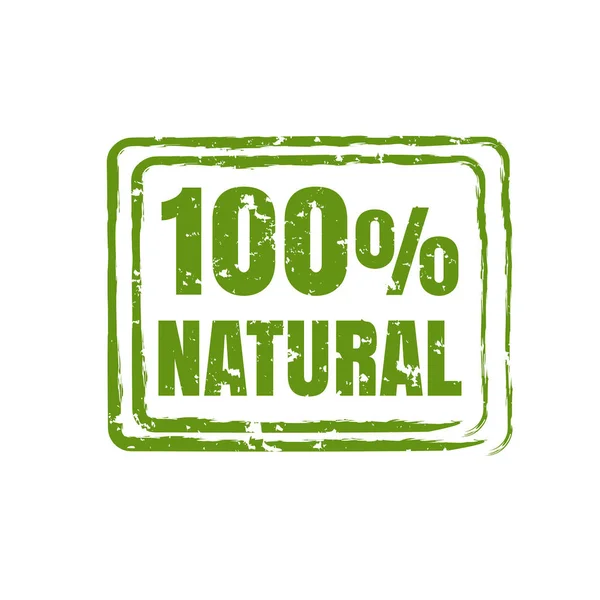 100% Natural Product — Stock Vector