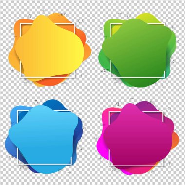 Renk Konuşması Kabarcığı İzole edilmiş Şeffaf Arkaplan
