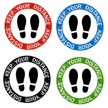 Kamu Toplumunda Sosyal Mesafeyi Korumak İnsanlar Beyaz Arkaplan Belirledi