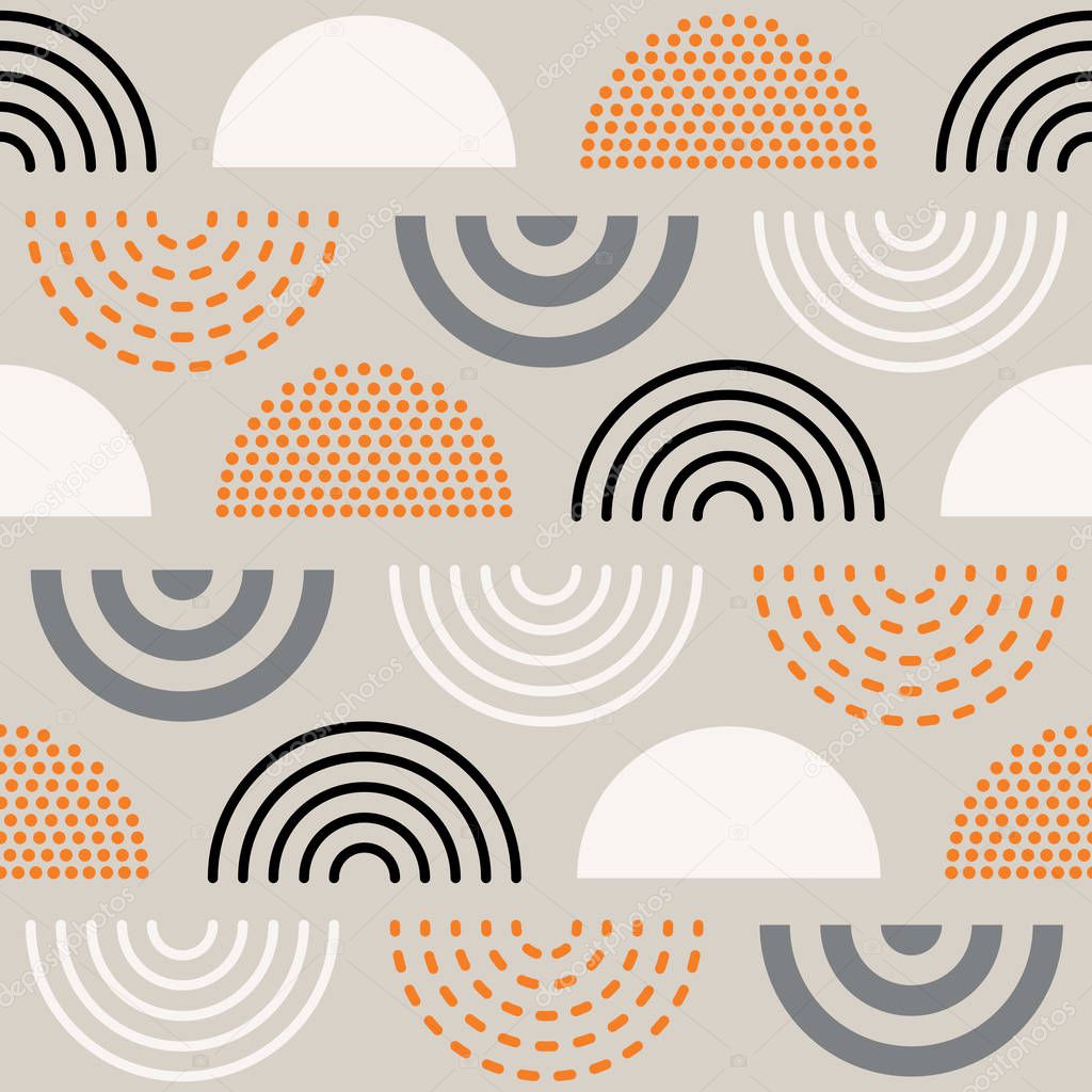 Abstract mid century pattern